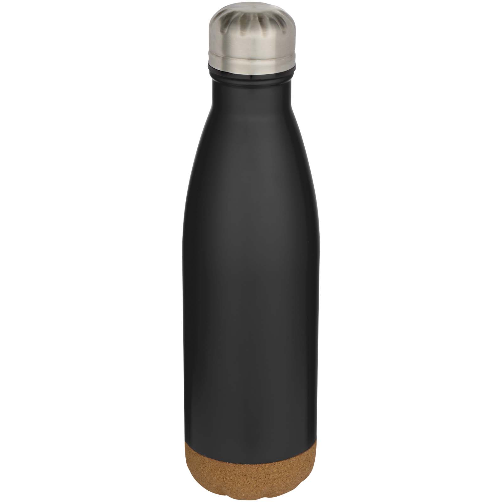 Botella de 500 ml de acero inoxidable con aislamiento y doble pared con detalles de corcho Cove