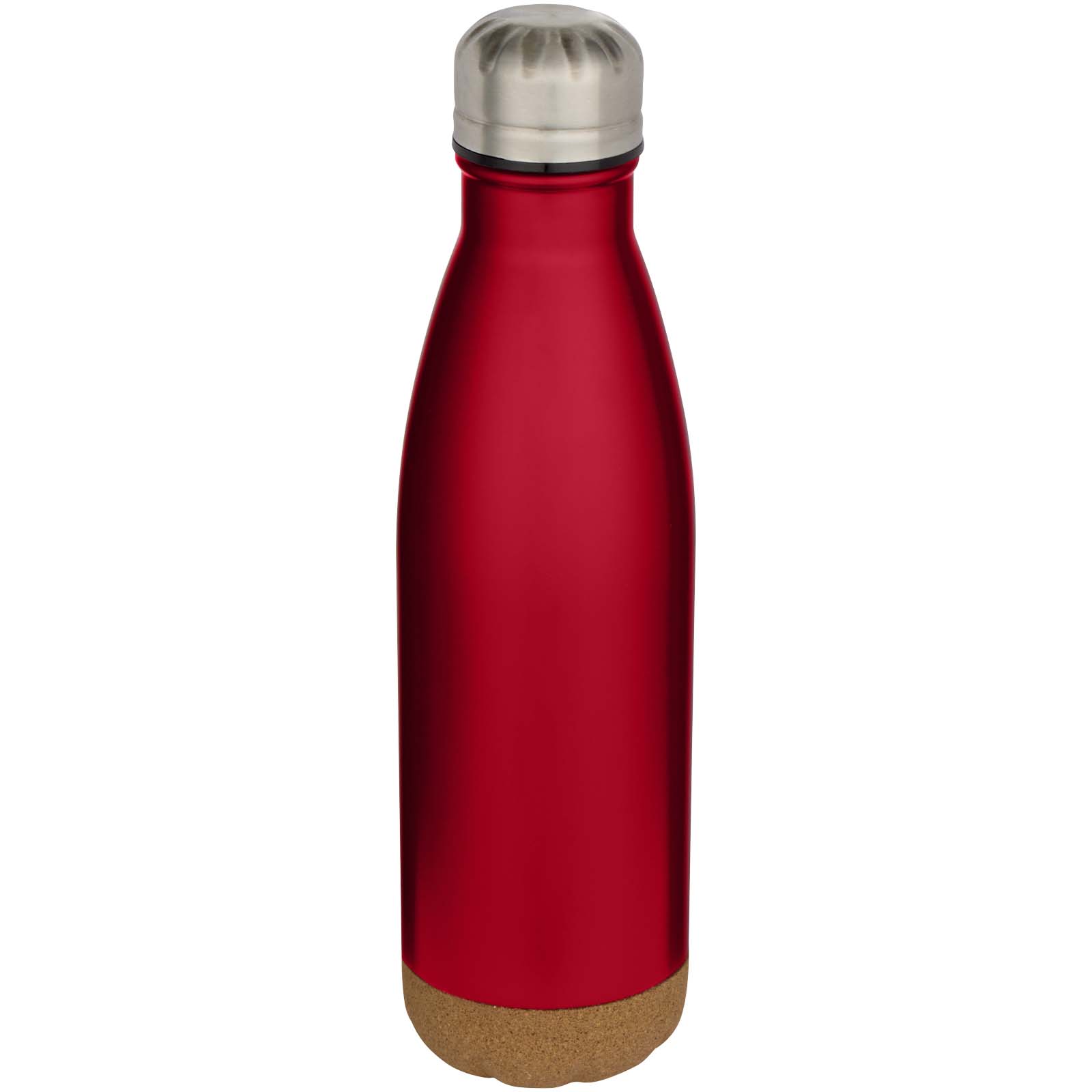 Botella de 500 ml de acero inoxidable con aislamiento y doble pared con detalles de corcho Cove
