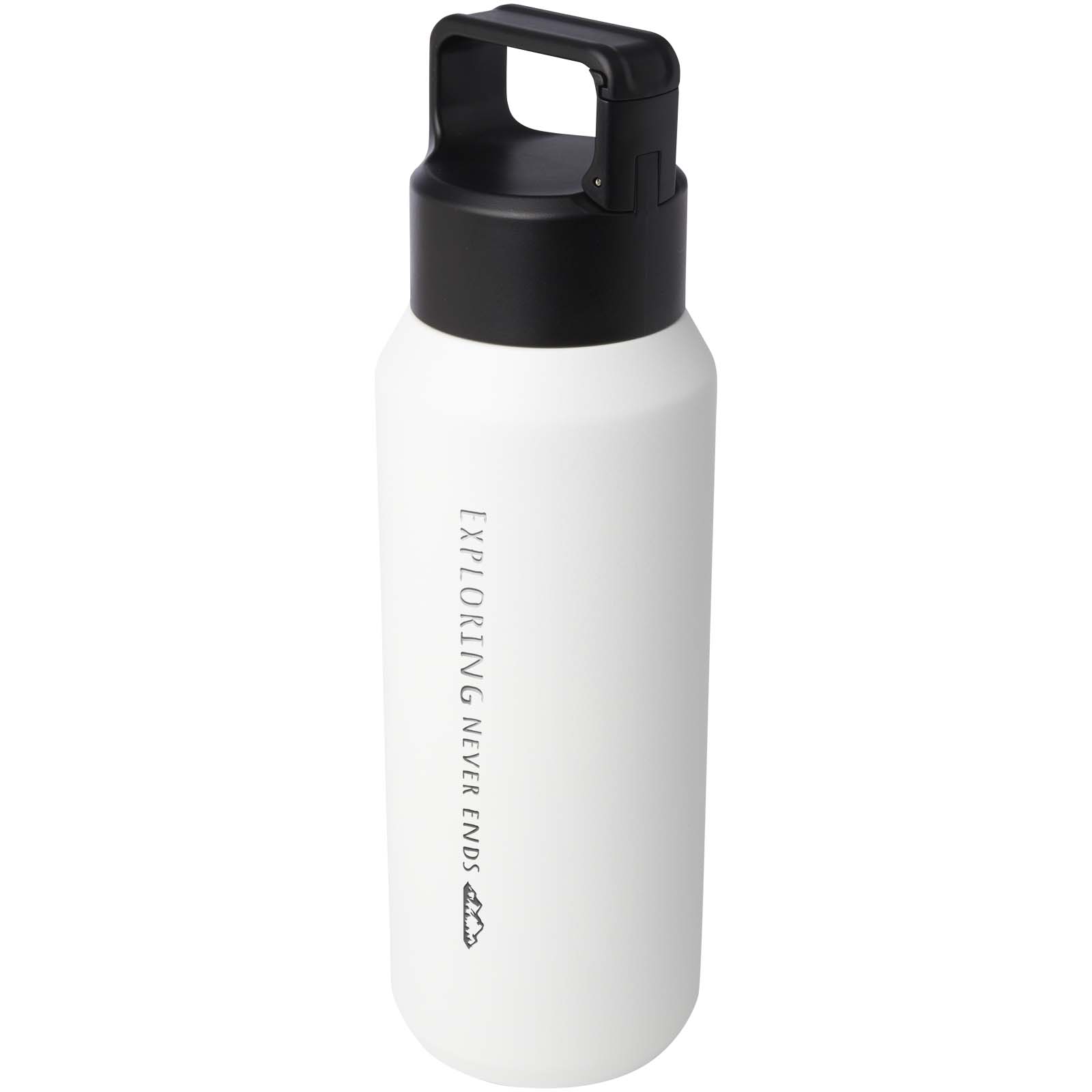 Botella de 600 ml con aislamiento al vacío de cobre en acero inoxidable reciclado con certificado RCS Astra