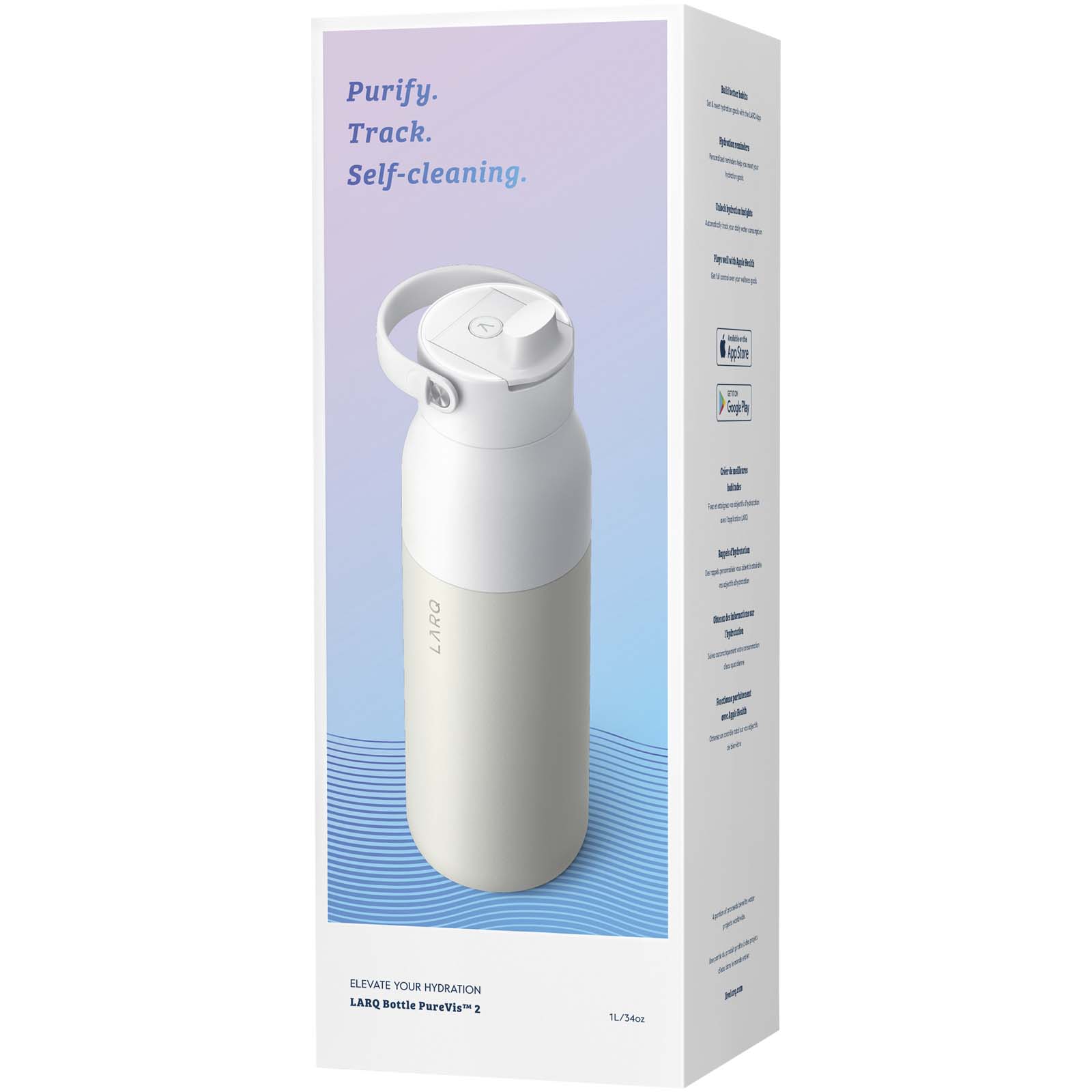 Botella de agua de 1000 ml LARQ PureVisTM 2.0