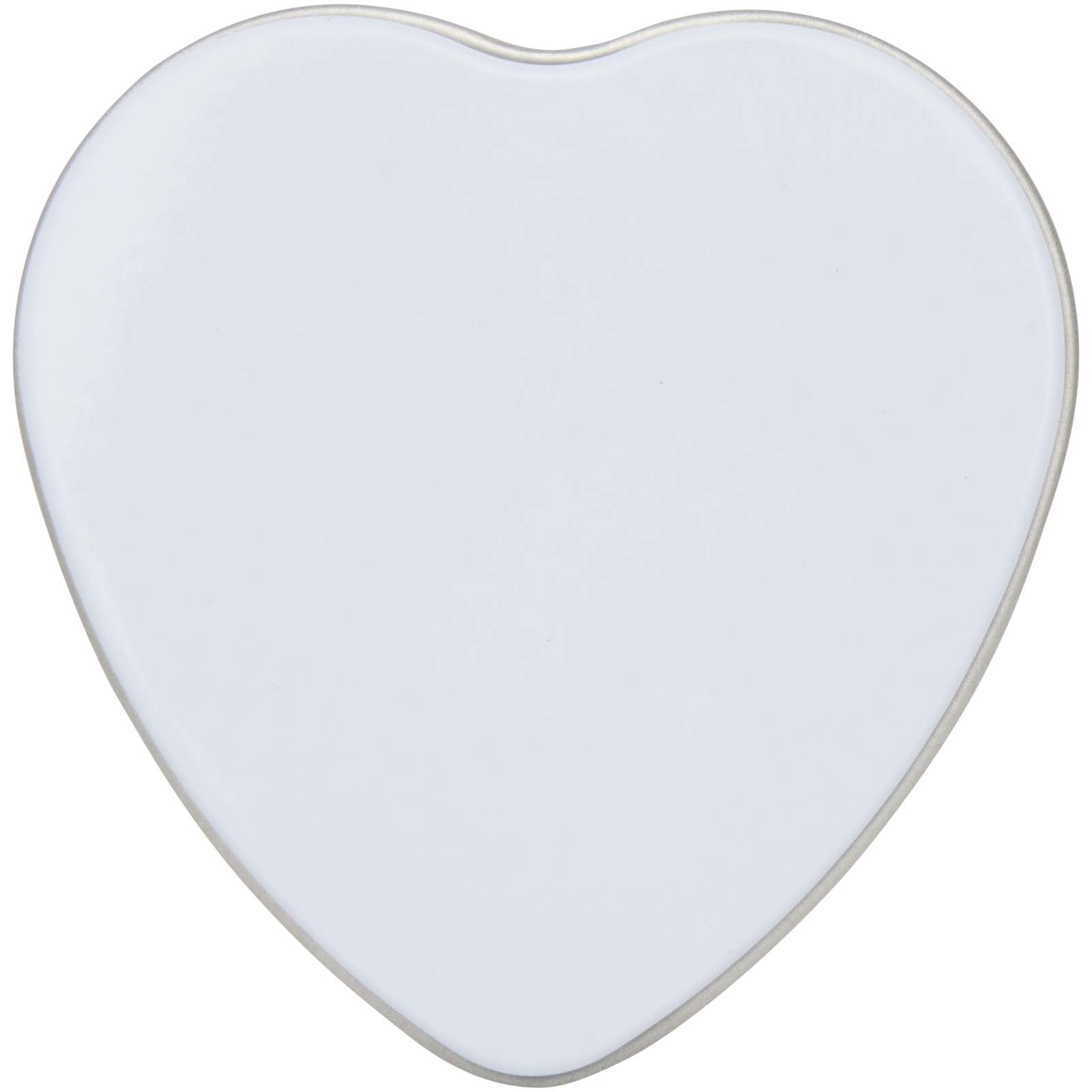 Vela con forma de corazón y aroma de vainilla en caja metálica Blissful