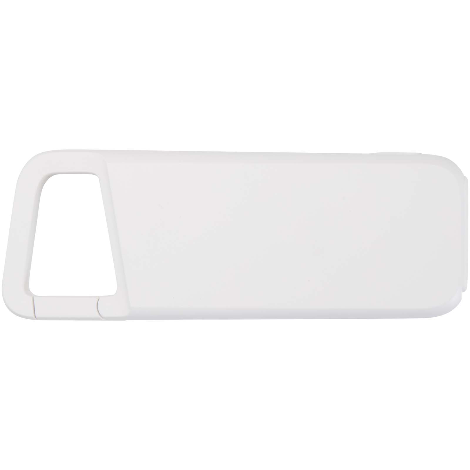 Batería externa de 5000 mAh y 12 W de plástico reciclado resistente al agua con mosquetón Alkes