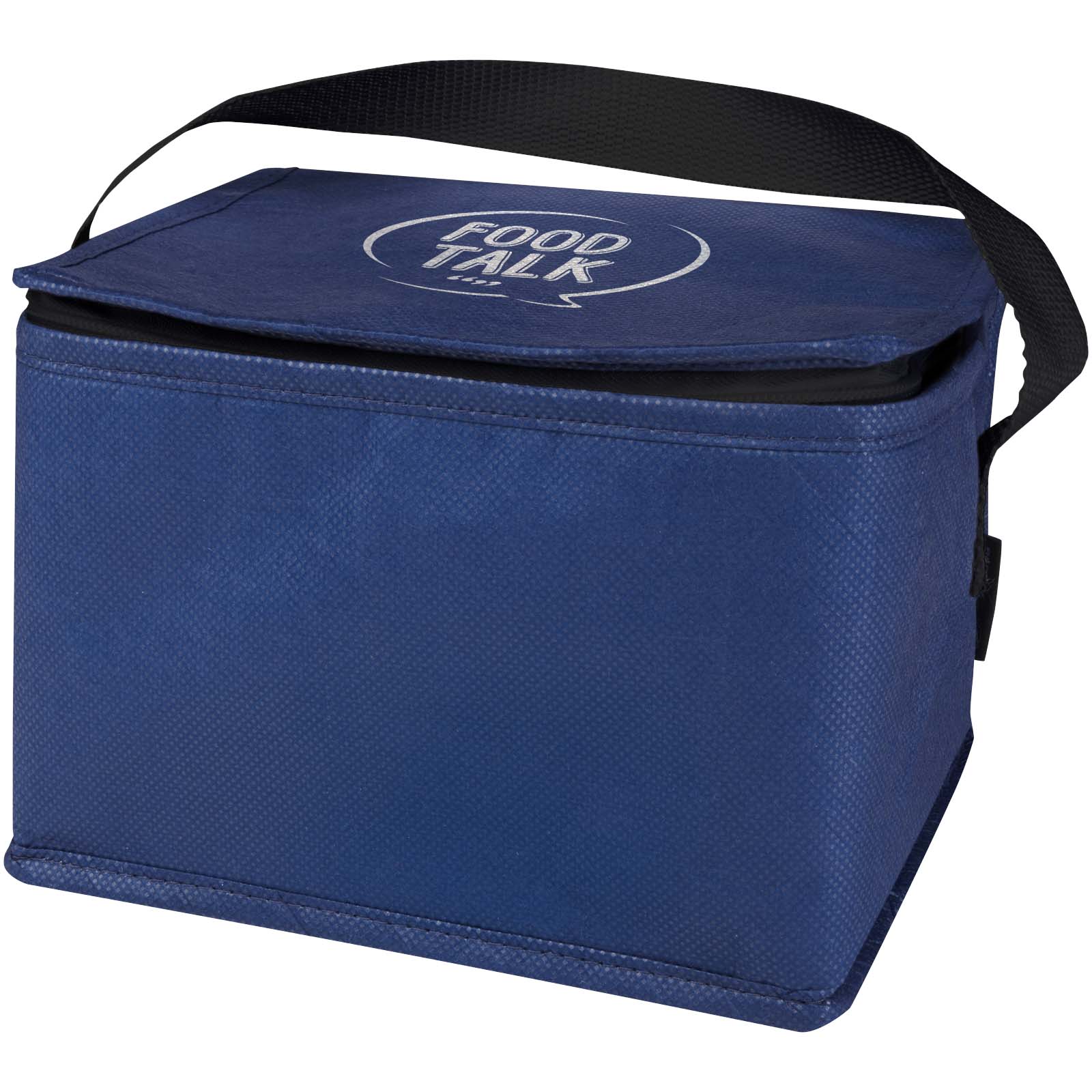 Bolsa isotérmica para 6 latas no tejida de material reciclado GRS de 4 l Spectrum