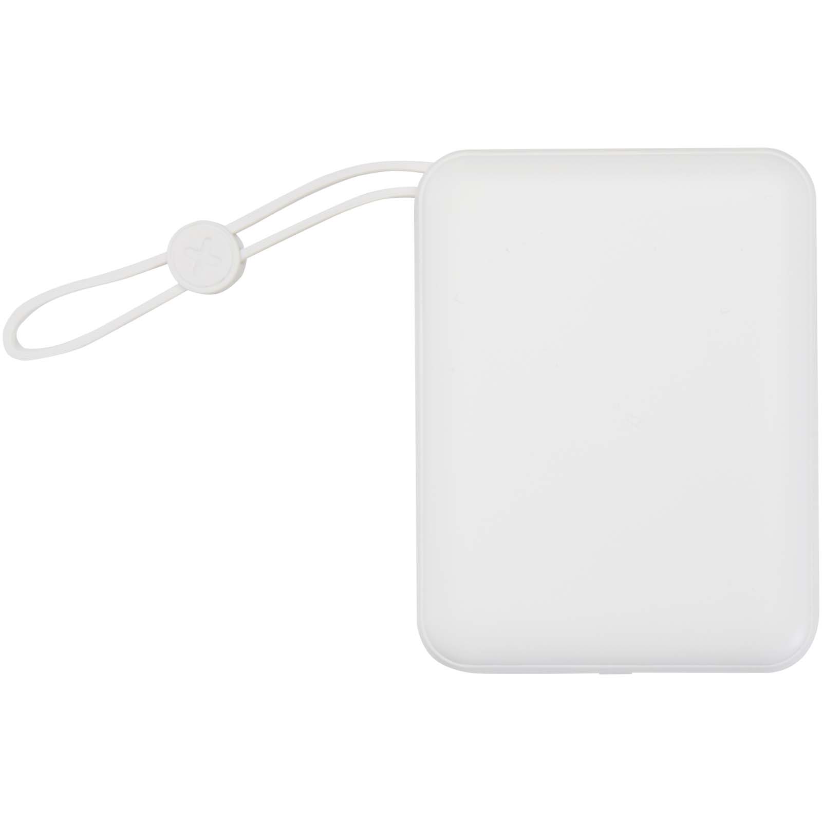 Batería externa para tableta de 10 000 mAh y 35 W con cable tipo C integrado y fabricada con plástico reciclado Acrux