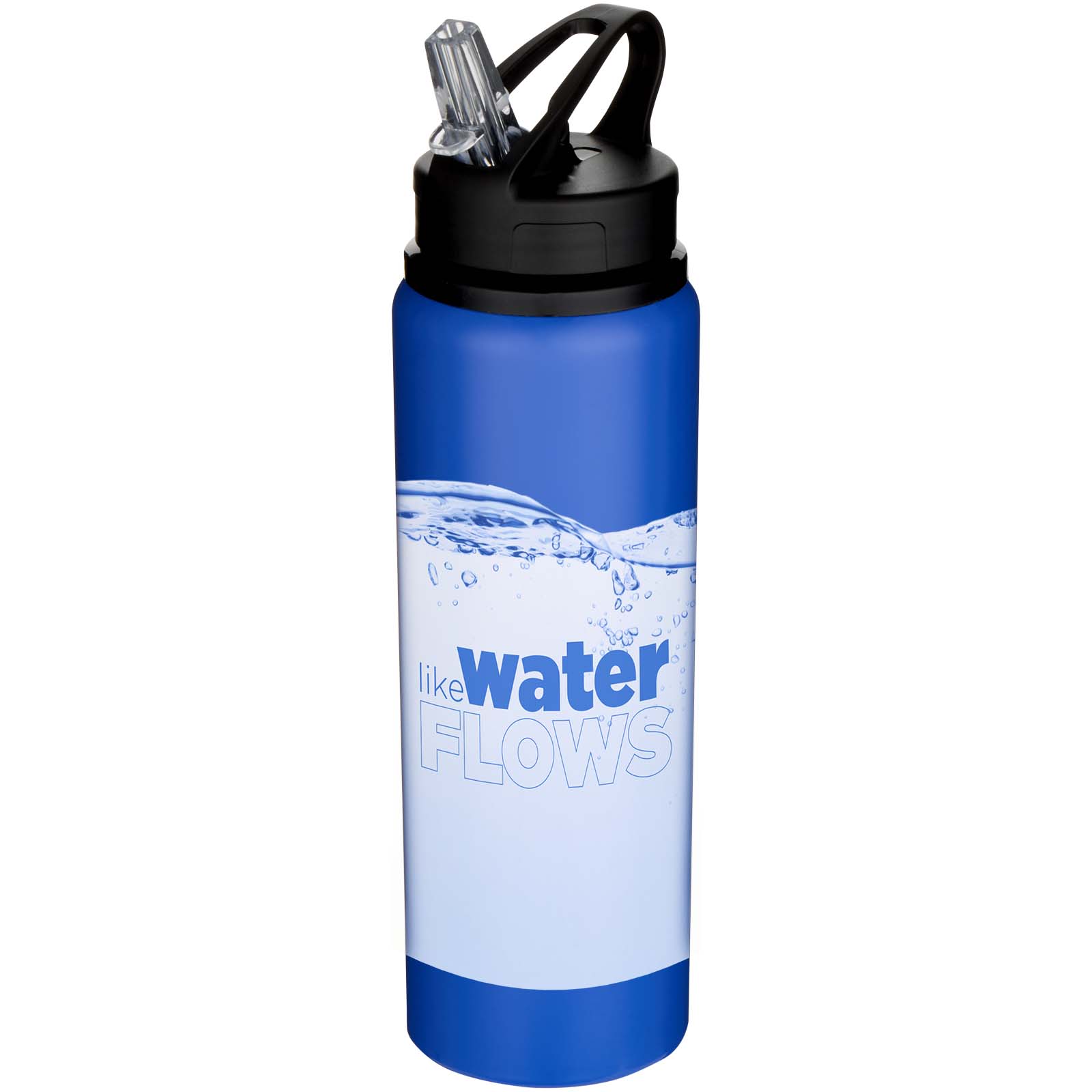 Botella de 800 ml de acero inoxidable reciclado con certificado RCS de una sola pared Fitz