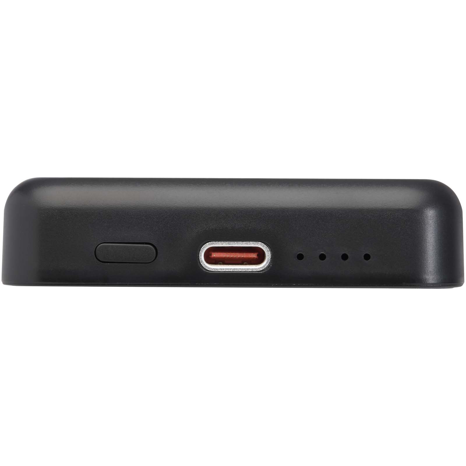 Batería externa inalámbrica magnética de 5000 mAh y 15 W con PD de 20 W fabricada con plástico reciclado Acrab