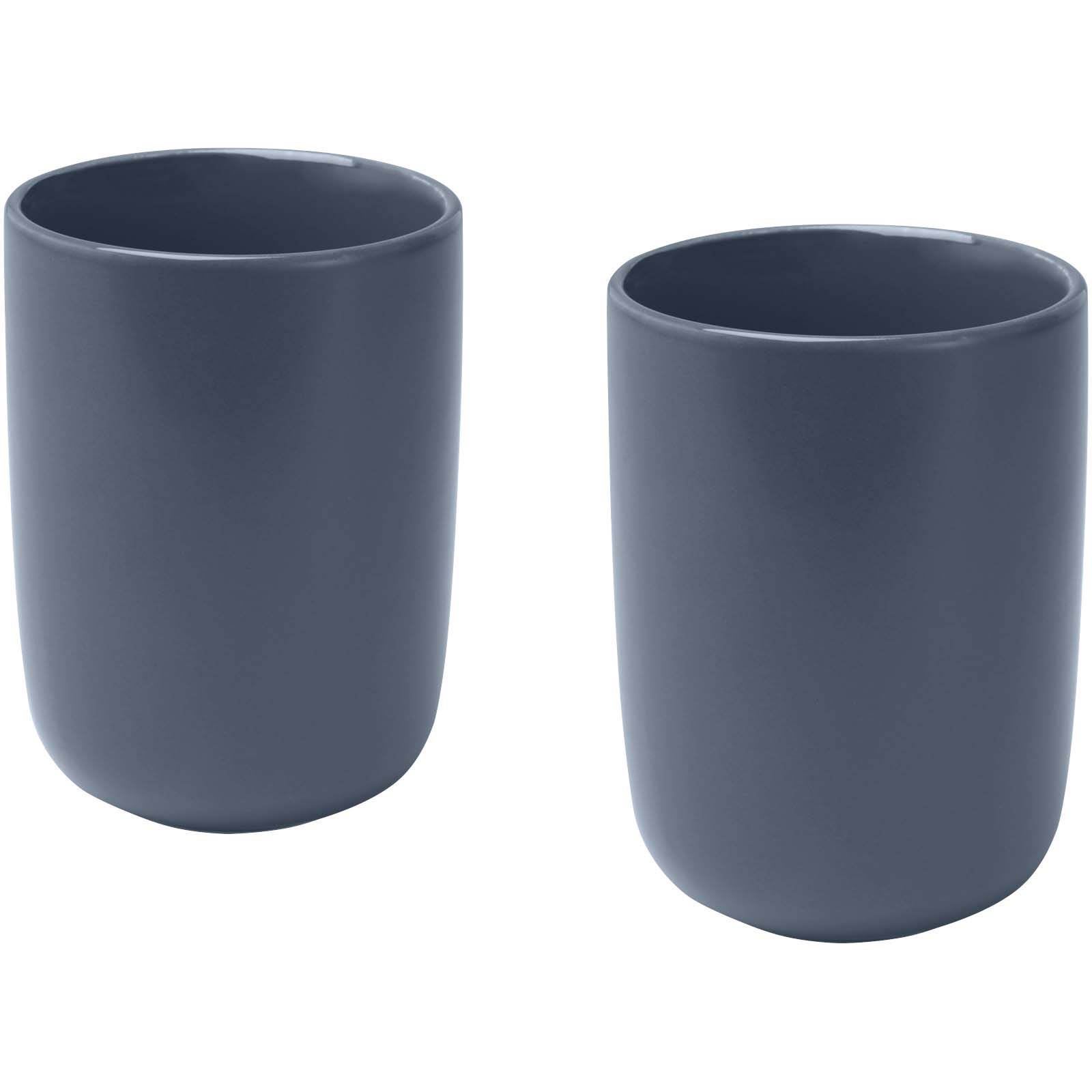 Juego de 2 tazas de cerámica de 350 ml Male
