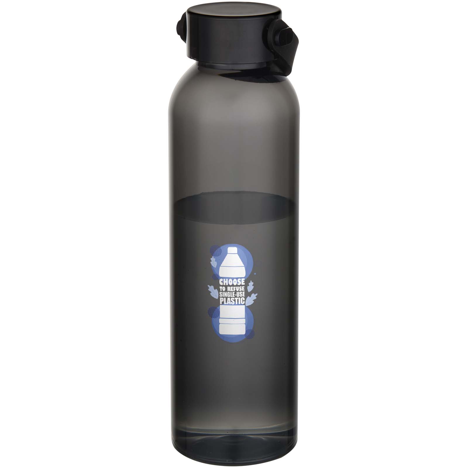 Botella de 630 ml de plástico reciclado con certificado RCS Alti