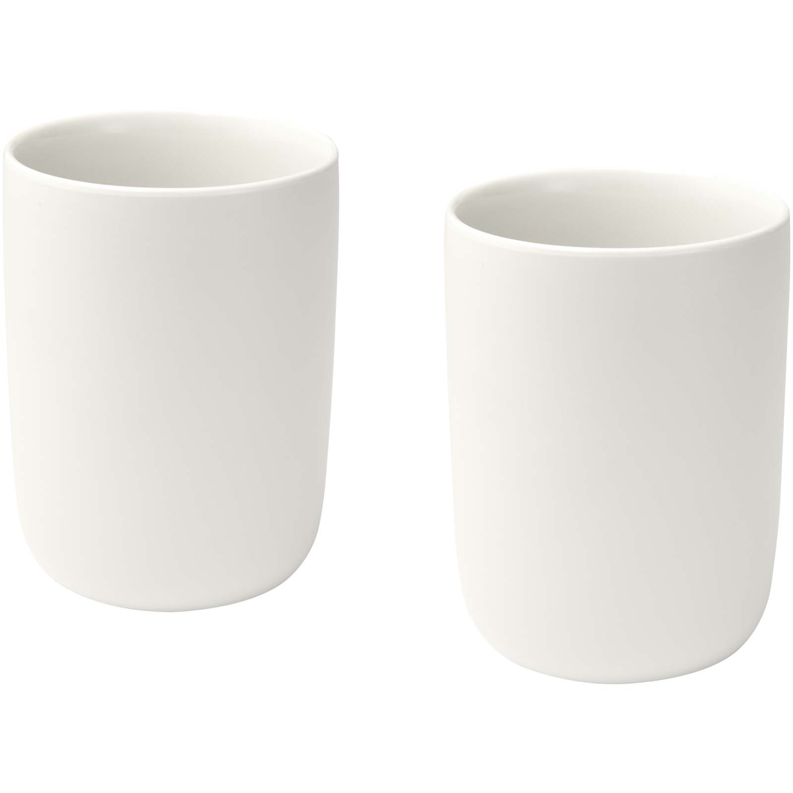 Juego de 2 tazas de cerámica de 350 ml Male