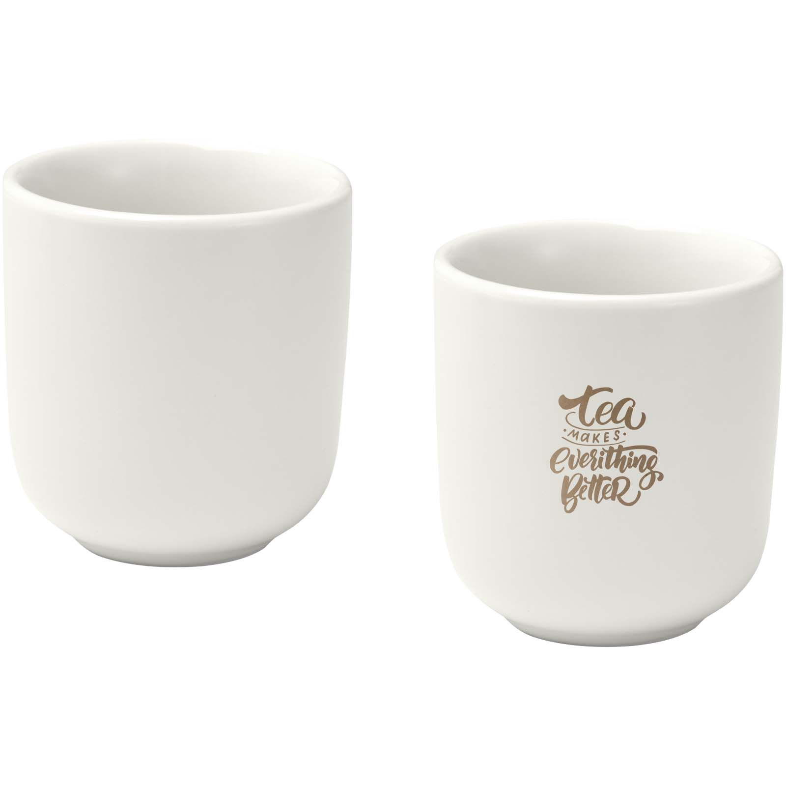 Juego de 2 tazas de espresso de cerámica de 90 ml Male