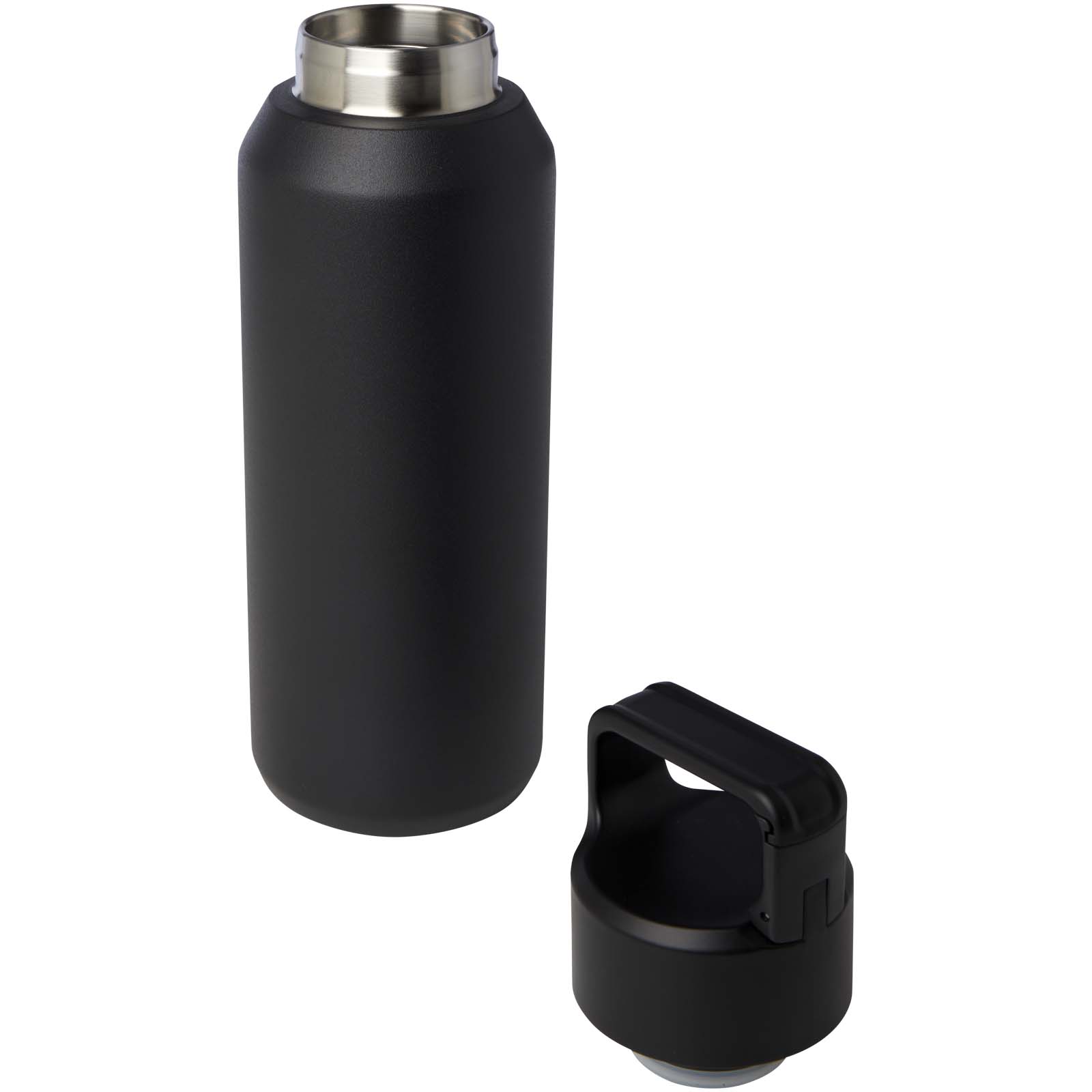 Botella de 600 ml con aislamiento al vacío de cobre en acero inoxidable reciclado con certificado RCS Astra