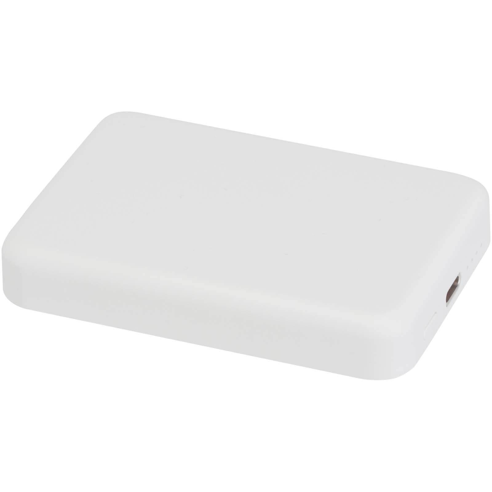 Batería externa inalámbrica magnética de 5000 mAh y 15 W con PD de 20 W fabricada con plástico reciclado Acrab