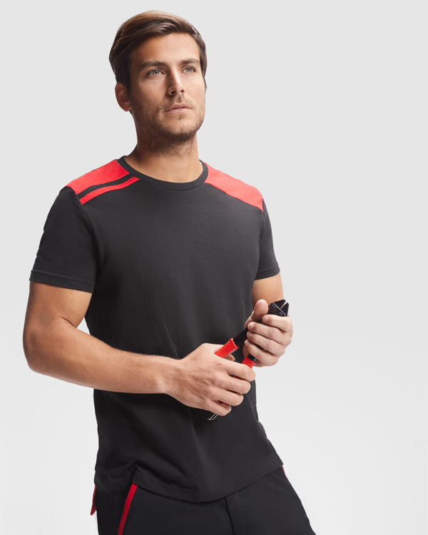 ROLY CAMISETA EXPEDITION T/S NEGRO/ROJO