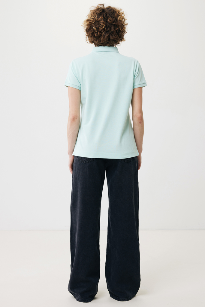 Polo IQONIQ Yosemite piqué algodón reciclado de mujer