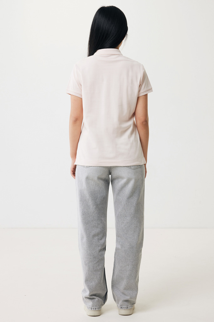 Polo IQONIQ Yosemite piqué algodón reciclado de mujer