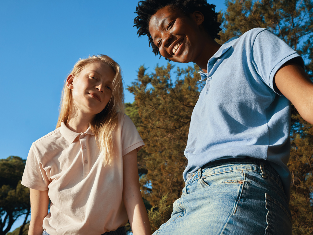 Polo IQONIQ Yosemite piqué algodón reciclado de mujer