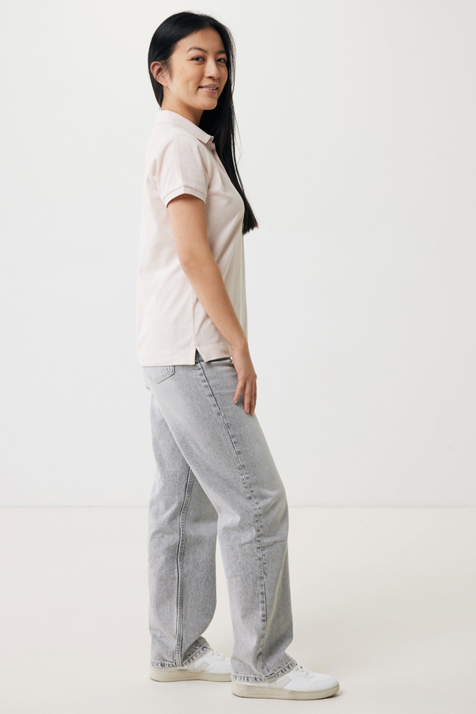 Polo IQONIQ Yosemite piqué algodón reciclado de mujer
