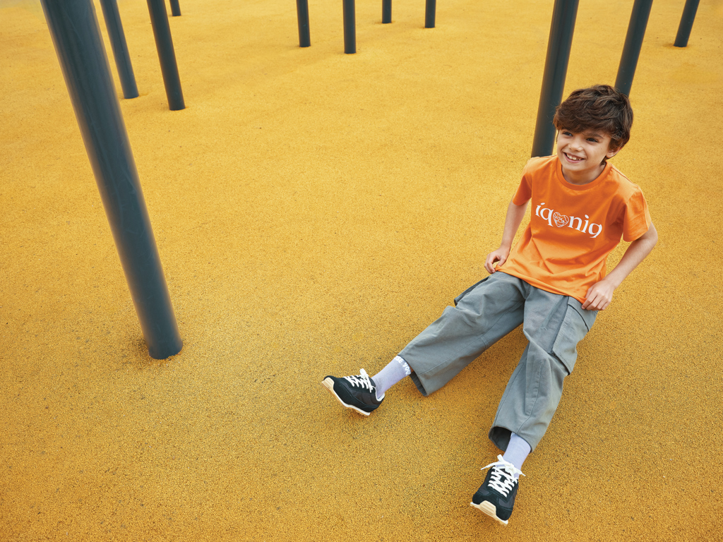 IQONIQ Koli kids lightweight recycled cotton t-shirt