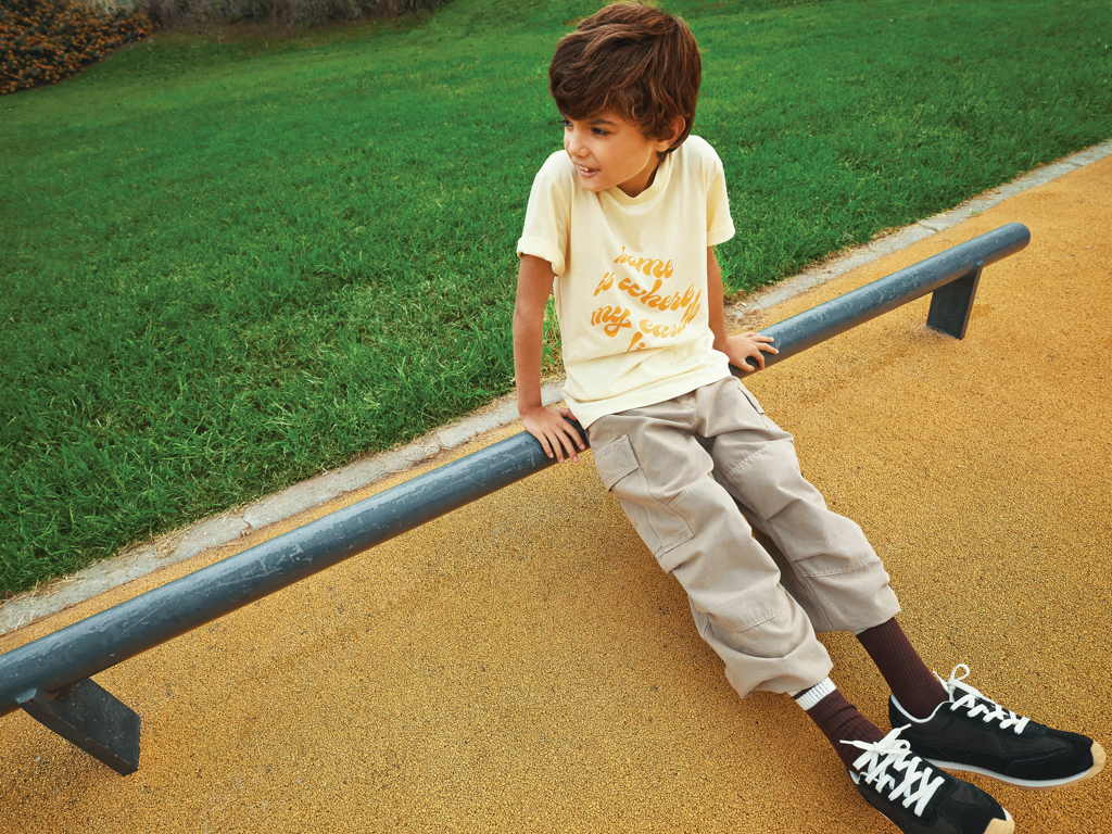 IQONIQ Koli kids lightweight recycled cotton t-shirt