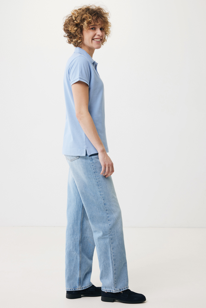 Polo IQONIQ Yosemite piqué algodón reciclado de mujer