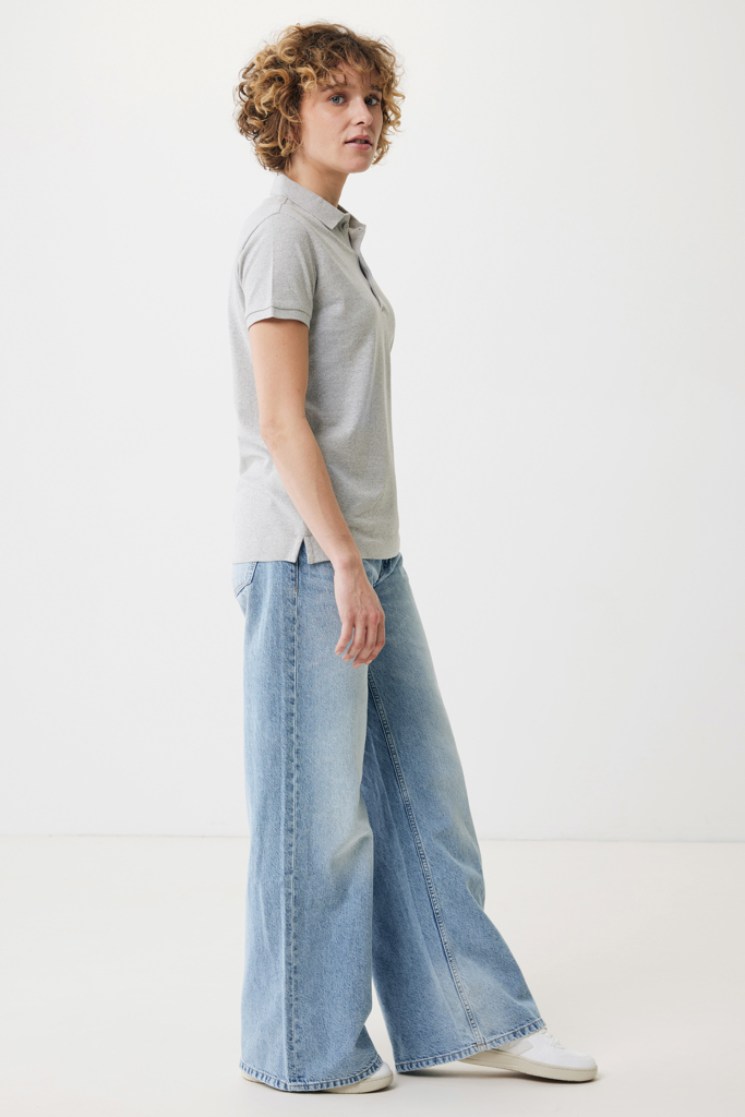 Polo IQONIQ Yosemite piqué algodón reciclado de mujer