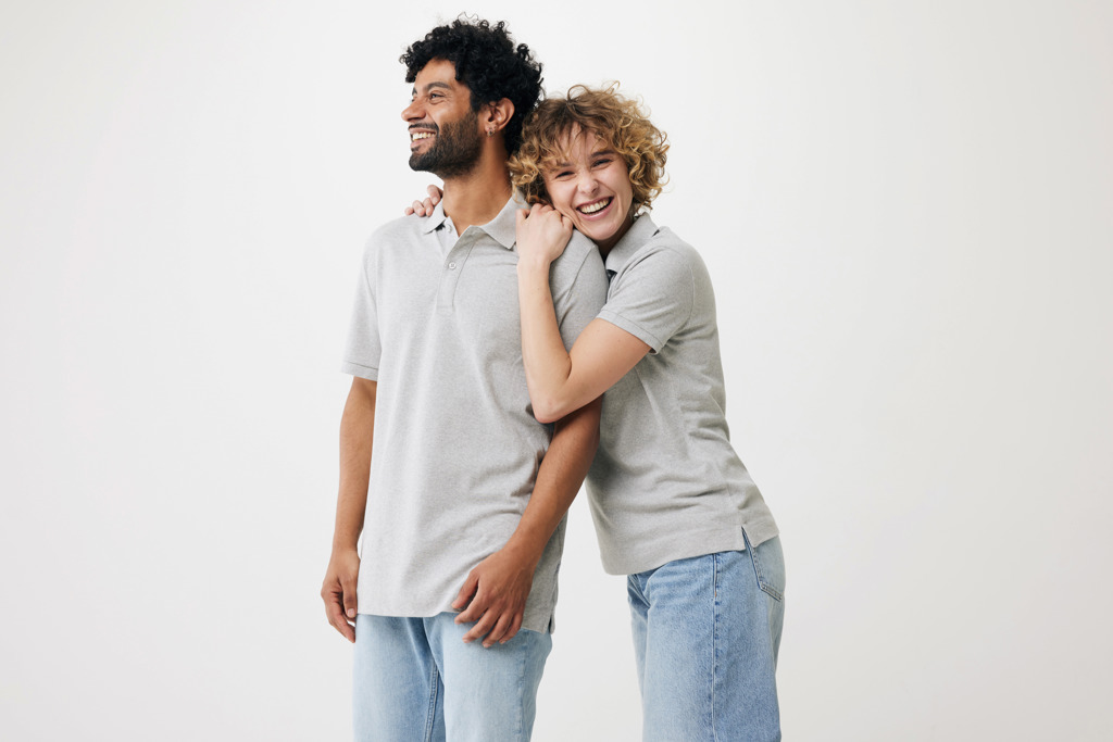 Polo IQONIQ Yosemite piqué algodón reciclado de mujer