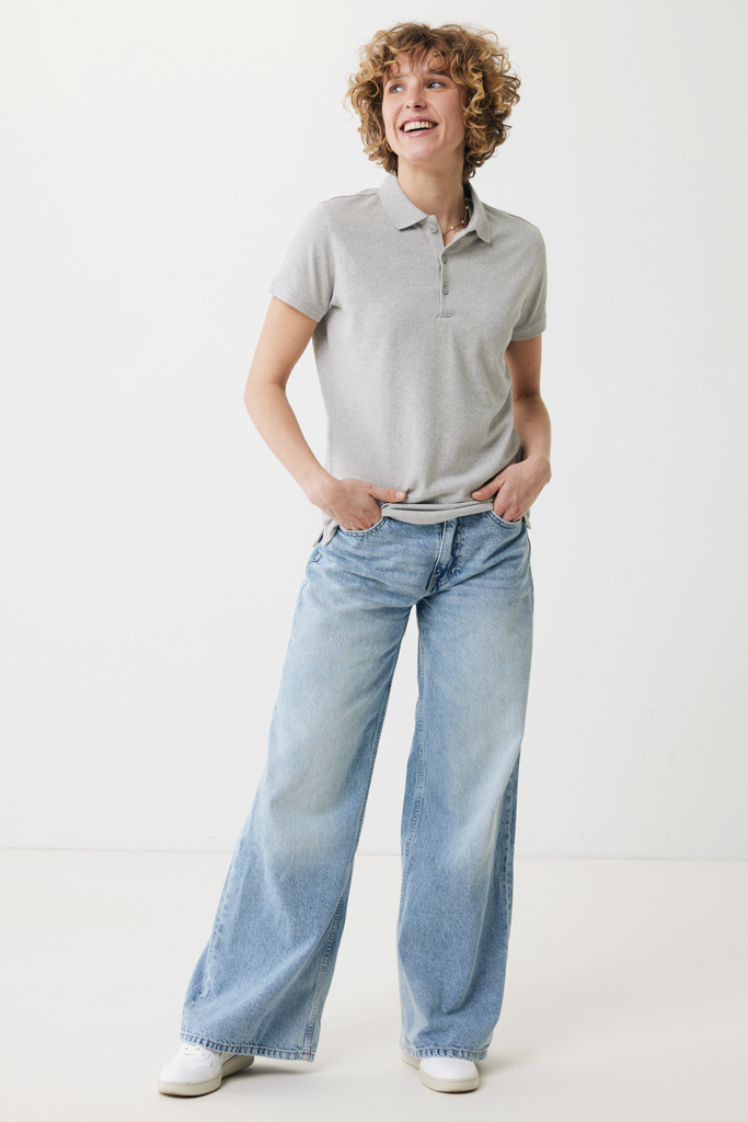 Polo IQONIQ Yosemite piqué algodón reciclado de mujer