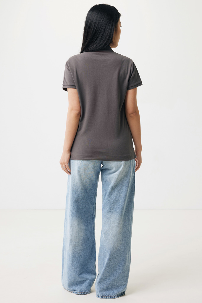 Polo IQONIQ Yosemite piqué algodón reciclado de mujer