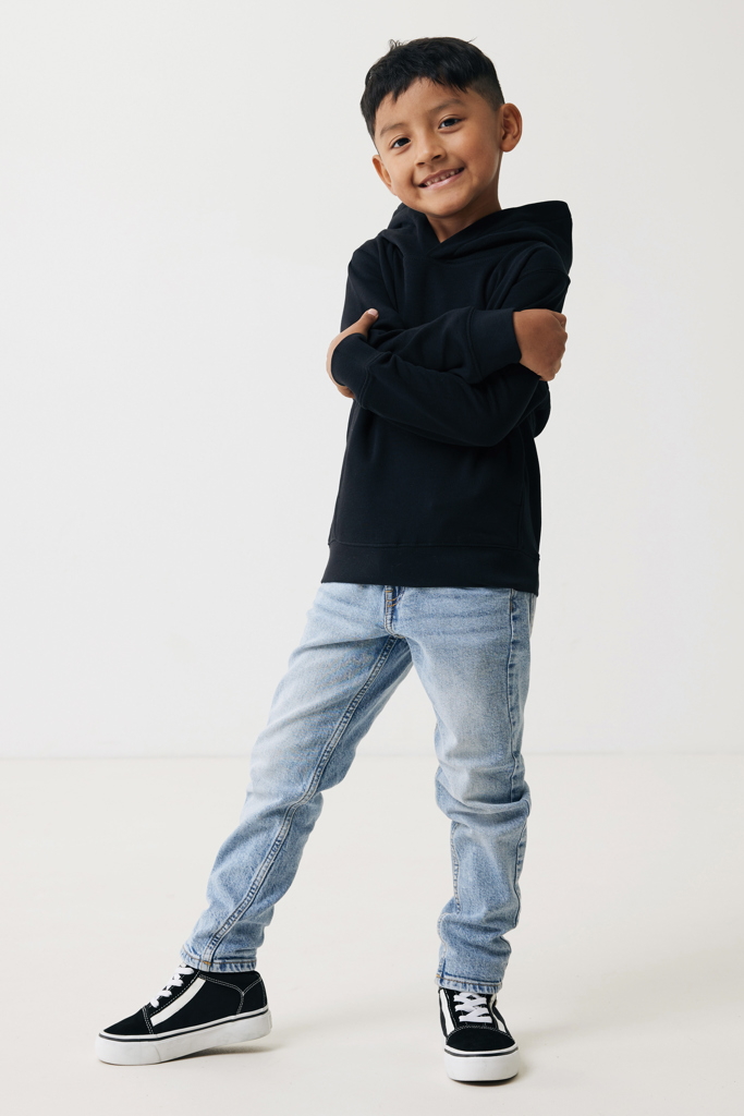 IQONIQ Yengo kids recycled cotton hoodie with sidepockets