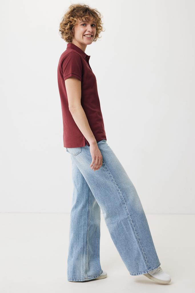 Polo IQONIQ Yosemite piqué algodón reciclado de mujer