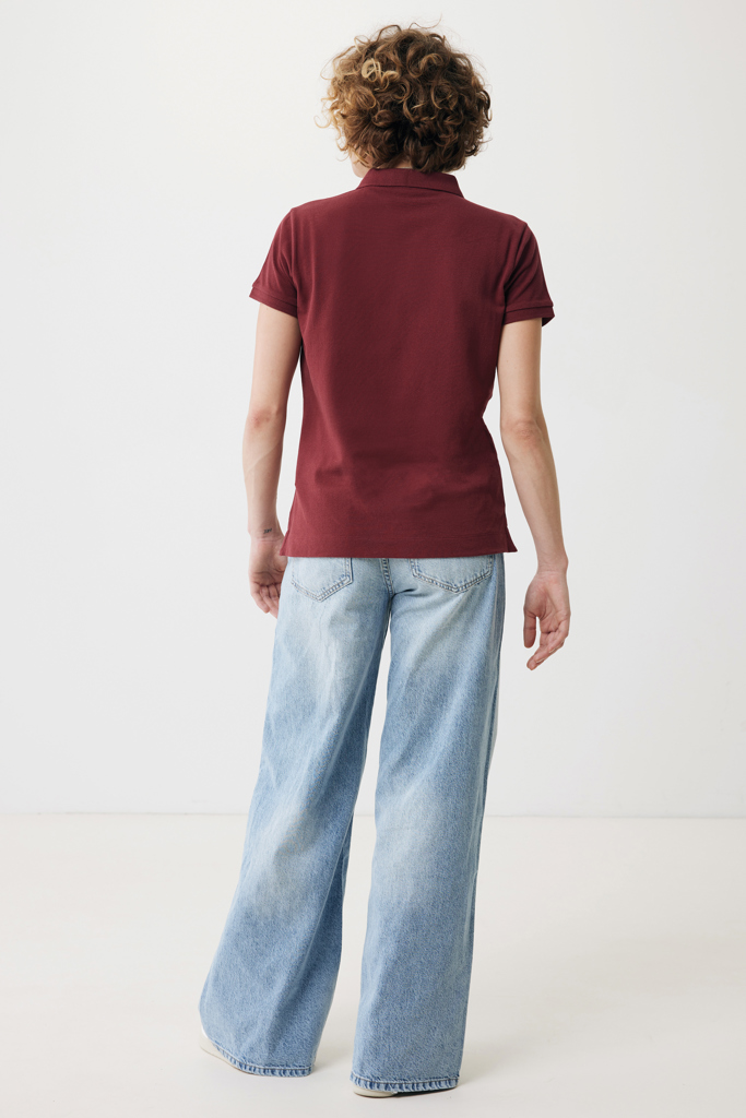 Polo IQONIQ Yosemite piqué algodón reciclado de mujer