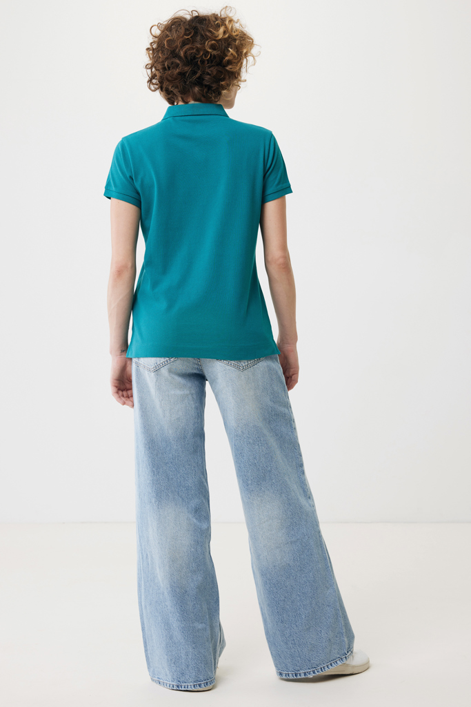 Polo IQONIQ Yosemite piqué algodón reciclado de mujer
