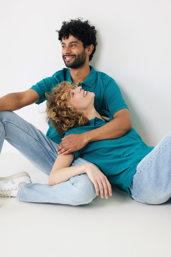 Polo IQONIQ Yosemite piqué algodón reciclado de mujer