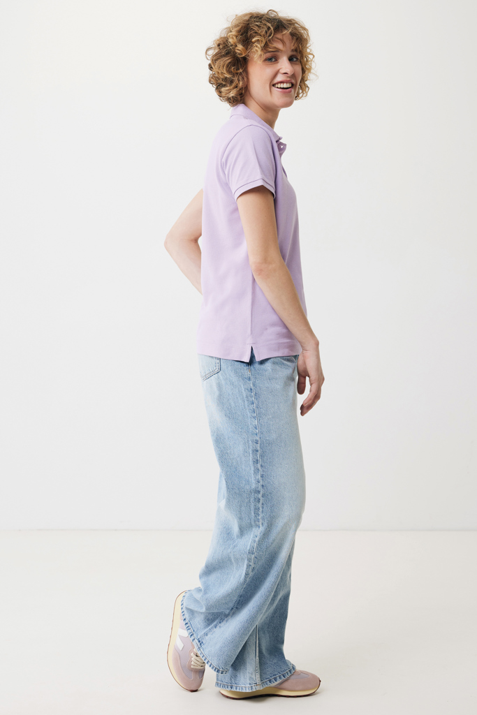 Polo IQONIQ Yosemite piqué algodón reciclado de mujer