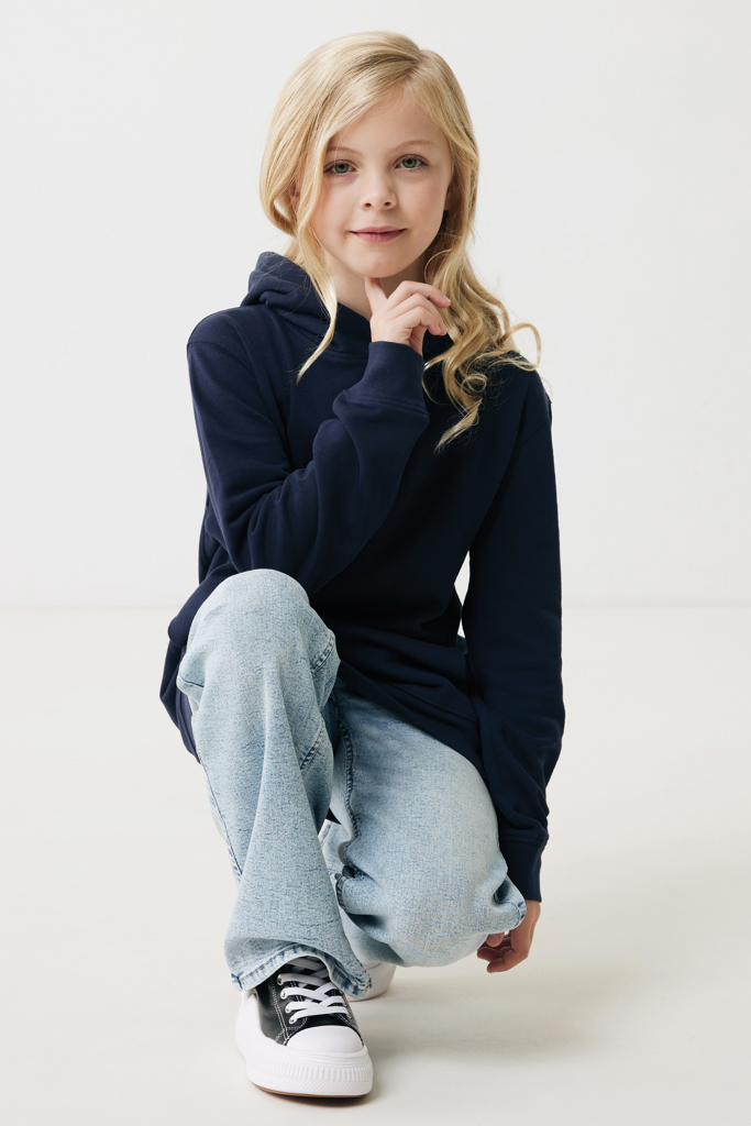 IQONIQ Yengo kids recycled cotton hoodie with sidepockets