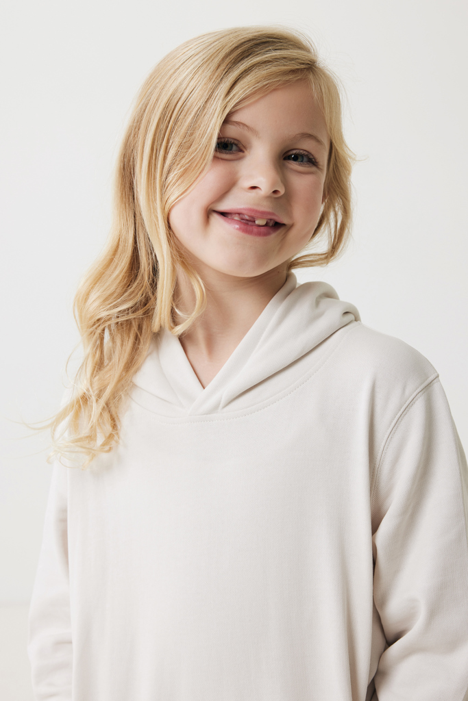 IQONIQ Yengo kids recycled cotton hoodie with sidepockets