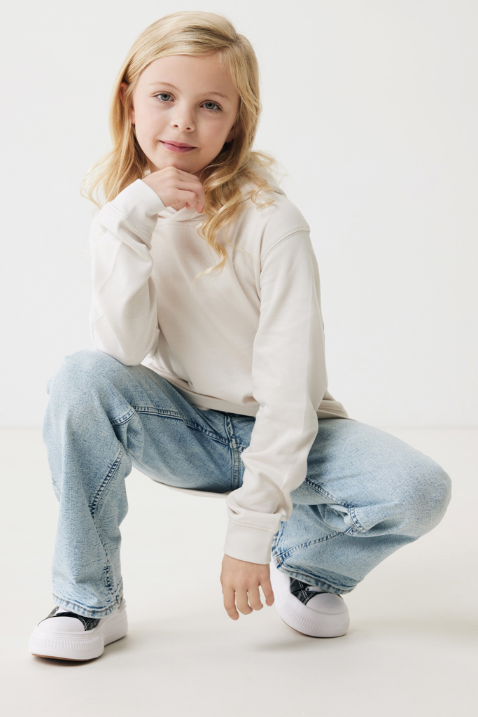IQONIQ Yengo kids recycled cotton hoodie with sidepockets