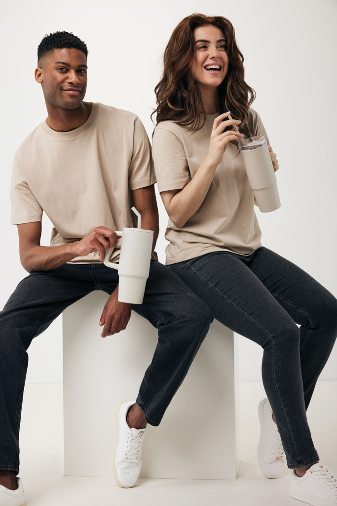 IQONIQ Kakadu relaxed recycled cotton t-shirt