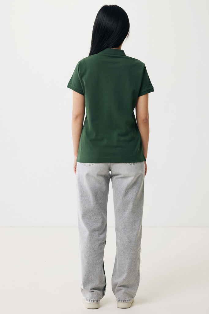 Polo IQONIQ Yosemite piqué algodón reciclado de mujer