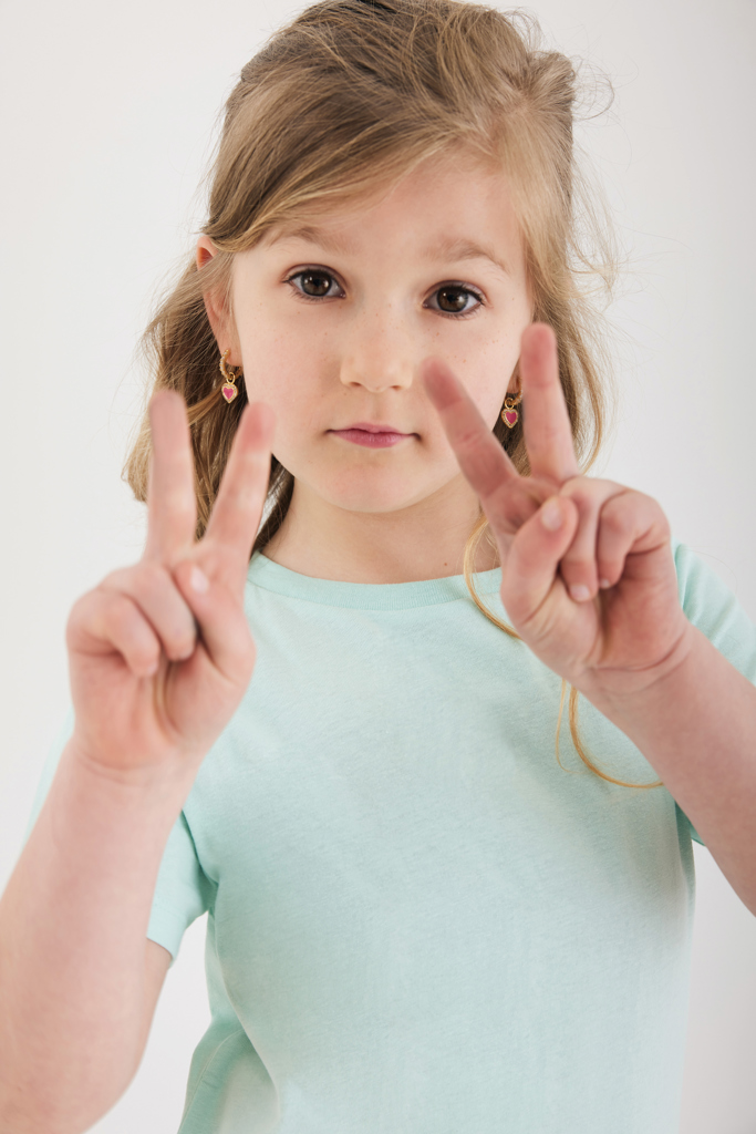 IQONIQ Koli kids lightweight recycled cotton t-shirt