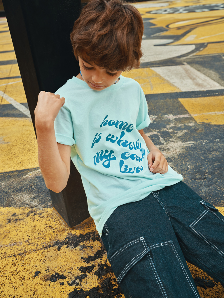 IQONIQ Koli kids lightweight recycled cotton t-shirt