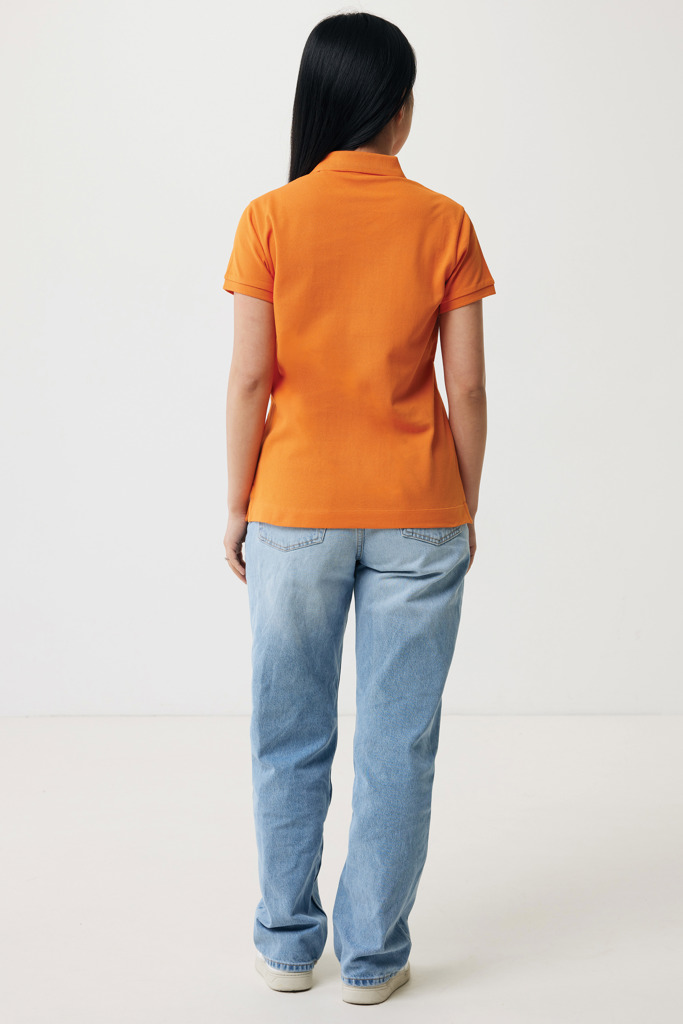 Polo IQONIQ Yosemite piqué algodón reciclado de mujer
