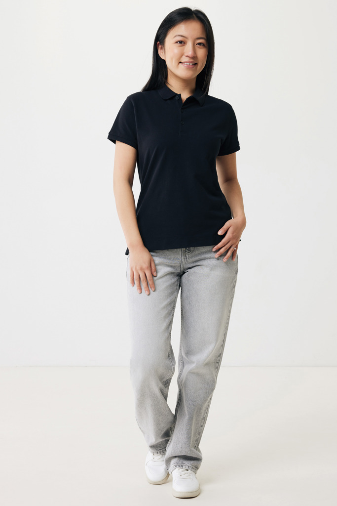 Polo IQONIQ Yosemite piqué algodón reciclado de mujer