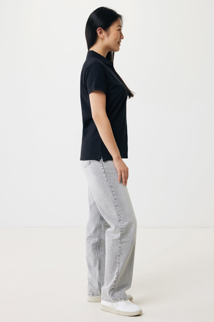 Polo IQONIQ Yosemite piqué algodón reciclado de mujer