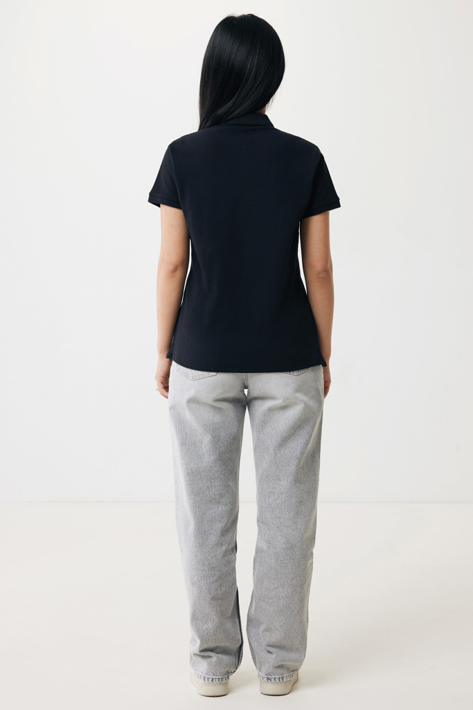 Polo IQONIQ Yosemite piqué algodón reciclado de mujer
