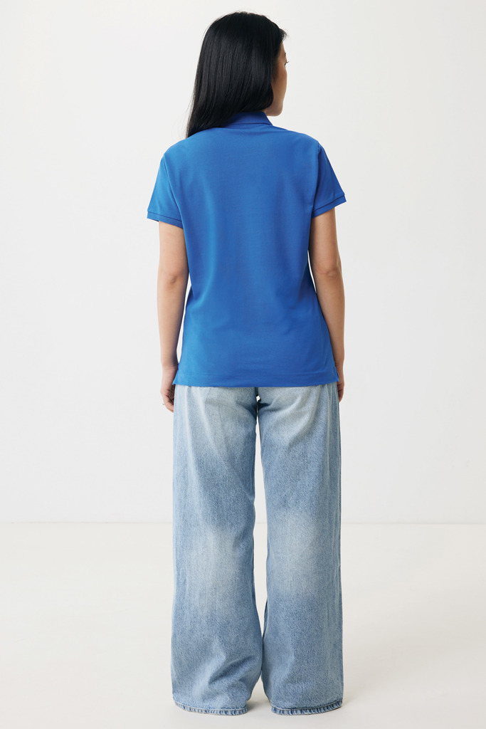 Polo IQONIQ Yosemite piqué algodón reciclado de mujer