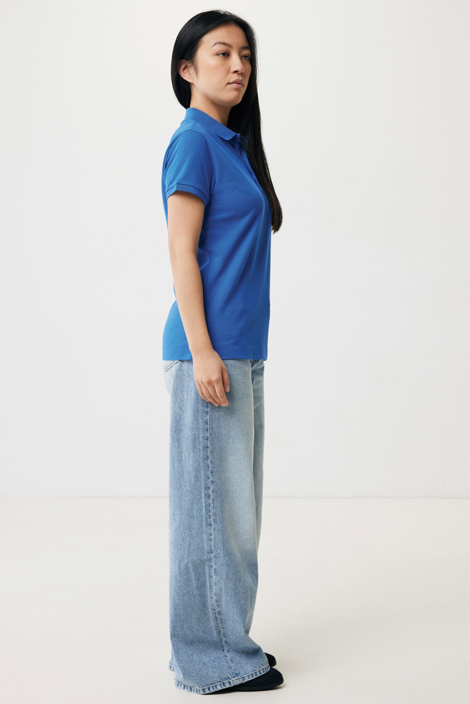 Polo IQONIQ Yosemite piqué algodón reciclado de mujer