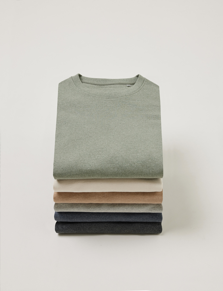IQONIQ Manuel recycled cotton t-shirt undyed