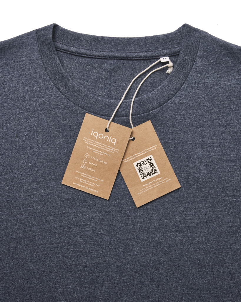 IQONIQ Manuel recycled cotton t-shirt undyed