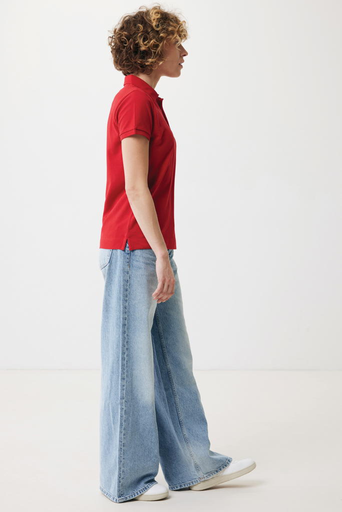 Polo IQONIQ Yosemite piqué algodón reciclado de mujer